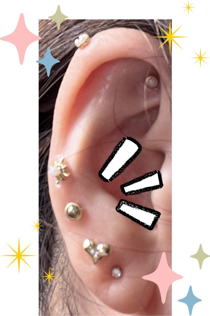 耳つぼジュエリーを体験2